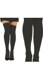 Kniekousen Zwart Dames