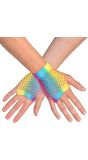 Korte Vingerloze Handschoenen Pride