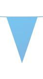 Korte Vlaggenlijn Babyblauw