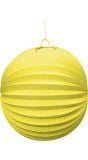Lampion decoratie geel