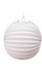 Lampion decoratie wit