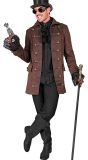 Lange Bruine Piraten Jas Jack Sparrow Heren