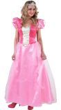 Lange prinses jurk roze