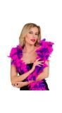 Lange veren boa paars roze