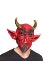Latex Satan Masker Rood