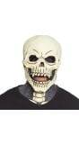 Latex schedel masker wit