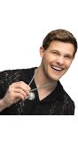 LED Discobal Ketting Zilver