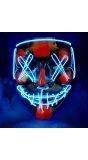 Led eng Verlicht Masker Blauw Dames Manen