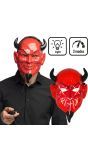 Led Gezichtsmasker Rode Duivel Halloween