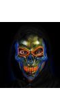 Led Schedelmasker Goud Dames Mannen