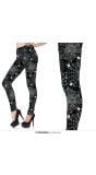 Legging dames zwart halloween spinnenweb