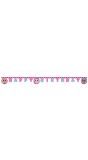 Letterslinger Happy birthday L.O.L. kinderfeestje