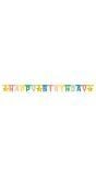 Letterslinger Happy Birthday Retro 160cm