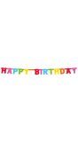 Letterslinger verjaardag happy birthday