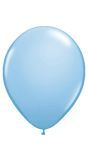 Lichtblauwe metallic ballonnen 10 stuks
