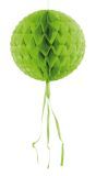 Lichtgroene honingraat bol decoratie