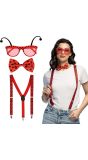 Lieveheersbeestje accessoire Set Volwassenen