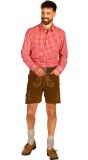 Luxe Bruine Tiroler Oktoberfest Lederhosen Heren