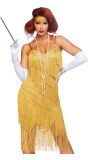 Luxe Flapper Jurk Goud