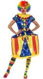 Luxe grappige dames clowns kostuum