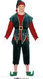 Luxe kerstman elf kostuum heren