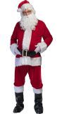 Luxe Kerstman Outfit L/XL Rood Stretch