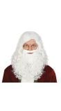 Luxe Kerstman Pruik en Baard
