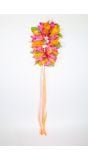Luxe oranje hawaii bloemen haarband