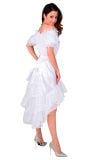 Luxe rok wit vrouw
