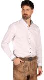 Luxe Witte Oktoberfest Blouse met Groene Accenten Heren