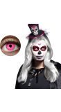 Maandlenzen UV flash roze halloween