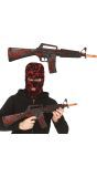 Machinegeweer met bloedspetters 68 cm halloween