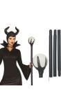 Maleficent Staf met Tovernaarsbol 100 Cm