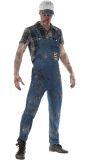 Mannen hillbilly zombie pak