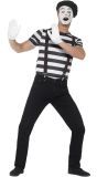 Mannen Mime Artiest Outfit