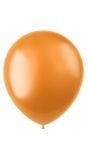 Marigold oranje metallic ballonnen 50 stuks
