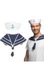 Marine Matroos Accessoireset 2-Delig Hoedje en Kraag