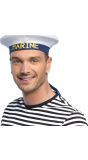 Marine matroos petje met linten