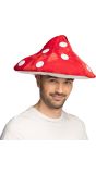 Mario Toad Hoed Rood Wit
