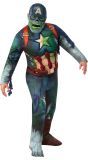Marvel Zombie Captain America Pak Heren Halloween