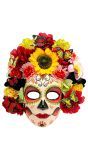 Masker met Fleurige Bloemen Halloween
