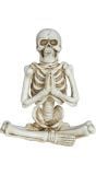 Mediterende Skelet 19 X 8 Cm Halloween