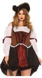 Meedogenloze piraat vrouw plus size