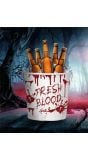 Metalen koelemmer 'Fresh Blood' halloween