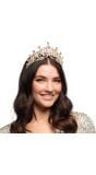 Metalen Tiara Royal Lady Roségoud