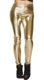 Metallic Gouden Festival Legging