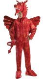 Middeleeuwse Draak Rood Jumpsuit