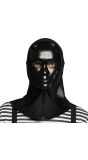 Mime Kapmasker Zwart