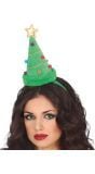 Mini kerstboom hoedje hoofdband