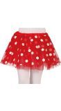 Minnie Mouse Tutu Rood met Witte Stippen Meisjes